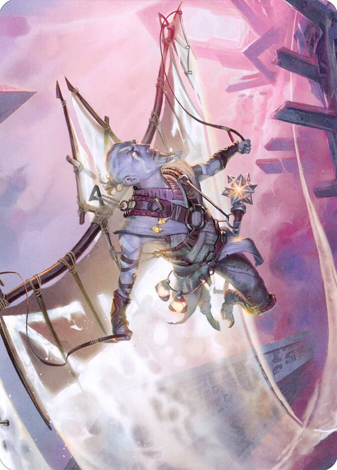 Kitesail Cleric // Kitesail Cleric AZNR-40 Zendikar Rising Art Series Magic card