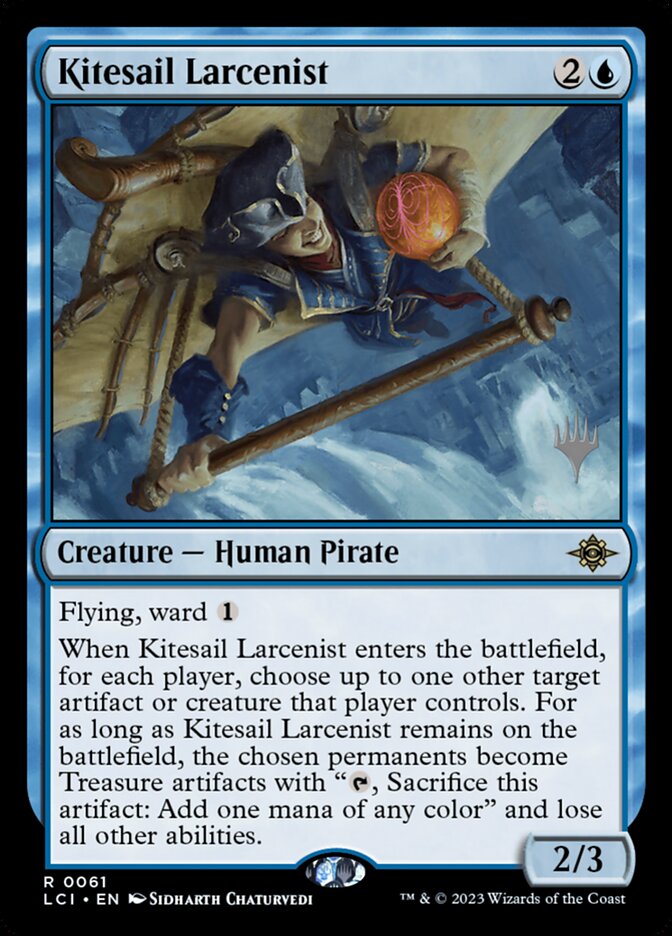 Kitesail Larcenist PLCI-61P The Lost Caverns of Ixalan Promos Magic card