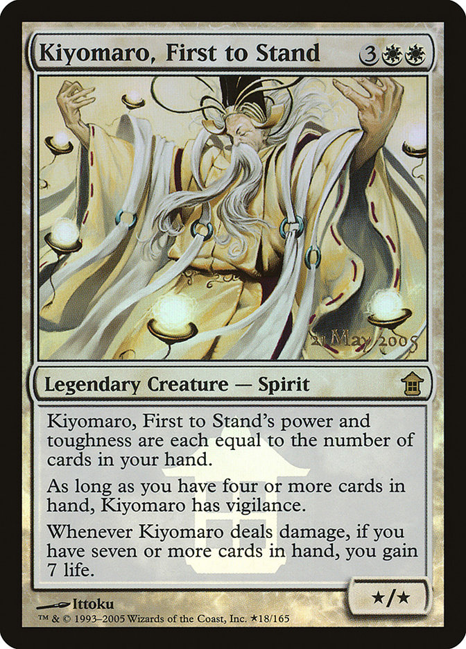 Kiyomaro, First to Stand PSOK-18STAR Saviors of Kamigawa Promos Magic card