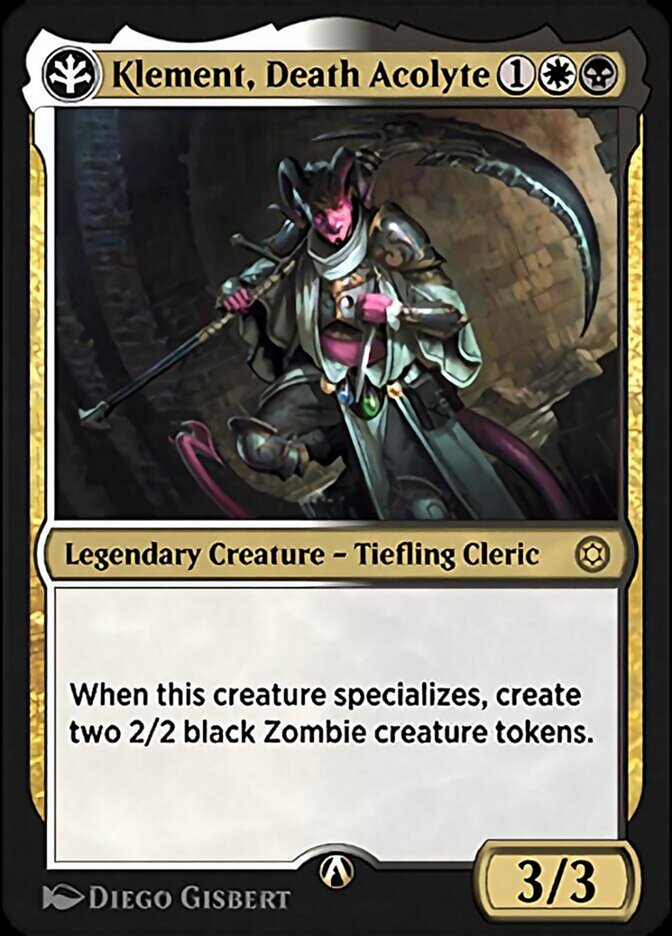 Klement, Death Acolyte HBG-1B Alchemy Horizons: Baldur's Gate Magic card