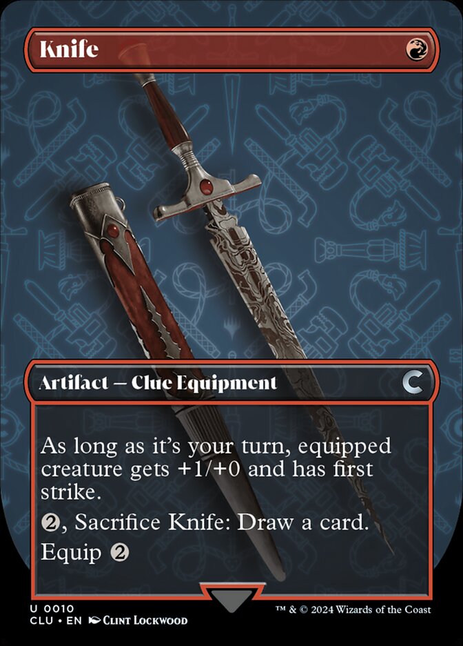 Knife CLU-10 Ravnica: Clue Edition Magic card