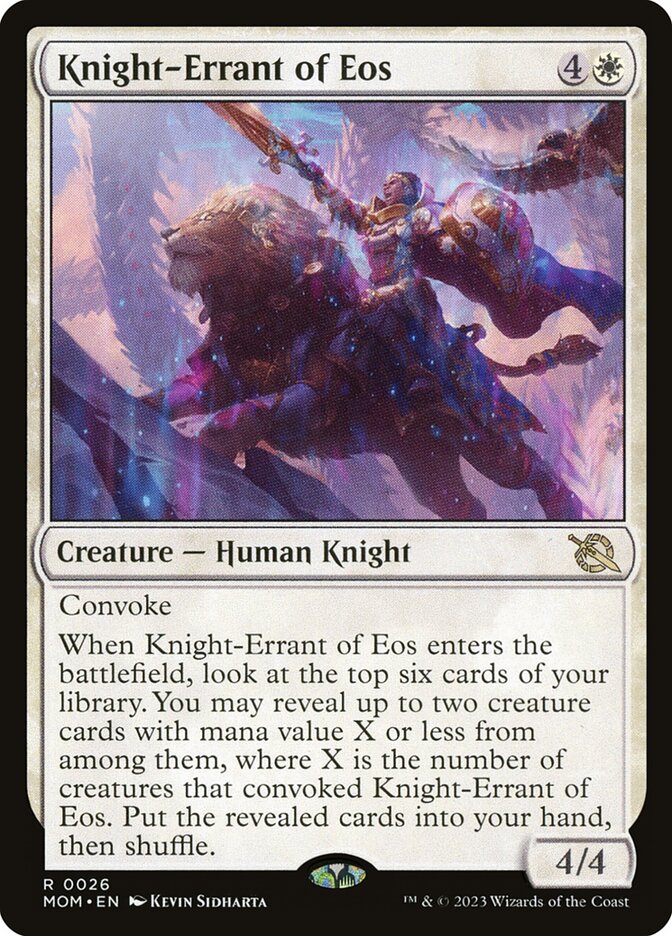 Knight-Errant of Eos MOM-26 March of the Machine Magic card