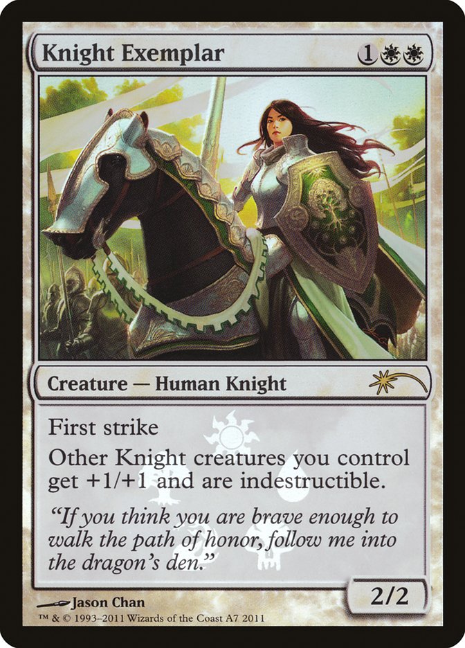Knight Exemplar PM11-A7 Magic 2011 Promos Magic card