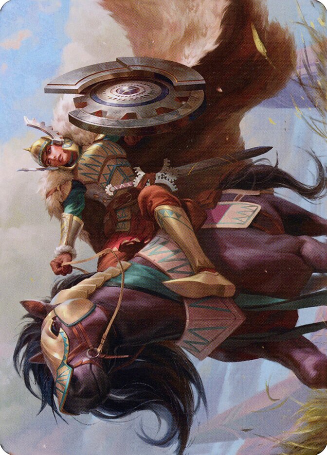 Knight of Dawn's Light // Knight of Dawn's Light ADMU-10 Dominaria United Art Series Magic card