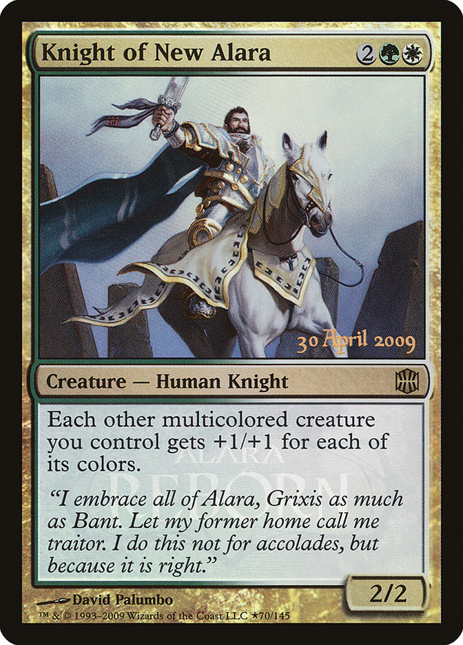 Knight of New Alara PARB-70STAR Alara Reborn Promos Magic card