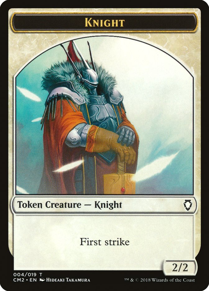 Knight TCM2-4 Commander Anthology Volume II Tokens Magic card