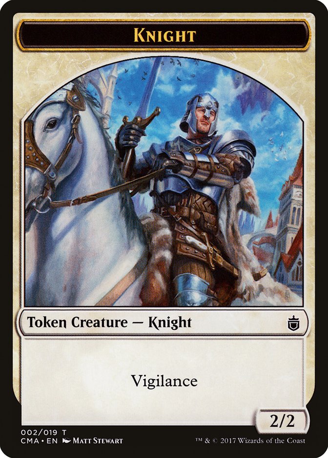 Knight TCMA-2 Commander Anthology Tokens Magic card