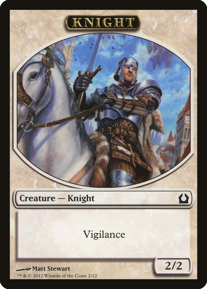 Knight TRTR-2 Return to Ravnica Tokens Magic card