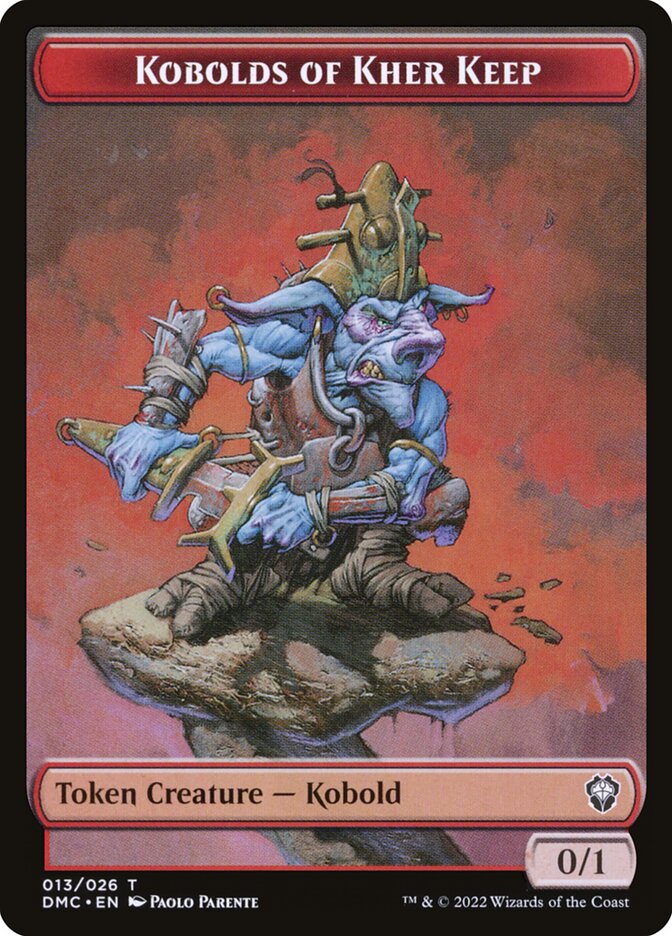 Kobolds of Kher Keep TDMU-13 Dominaria United Tokens Magic card