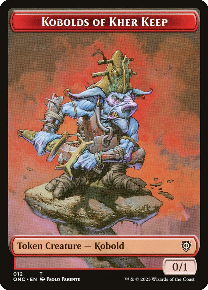 Kobolds of Kher Keep TONC-12 Phyrexia: All Will Be One Commander Tokens Magic card