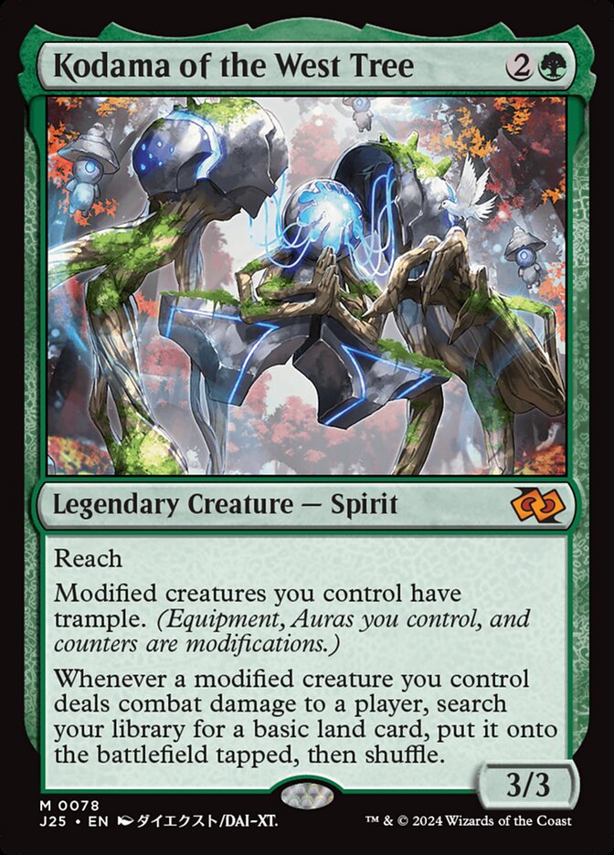 Kodama of the West Tree J25-78 Foundations Jumpstart Magic card