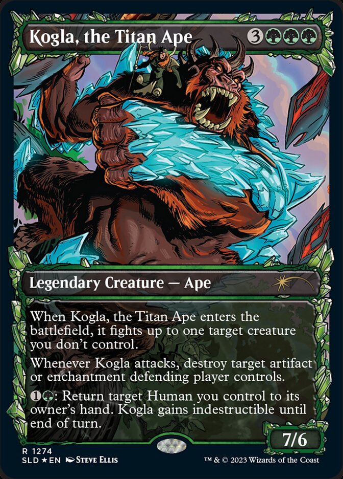 Kogla, the Titan Ape SLD-1274 Secret Lair Drop Magic card