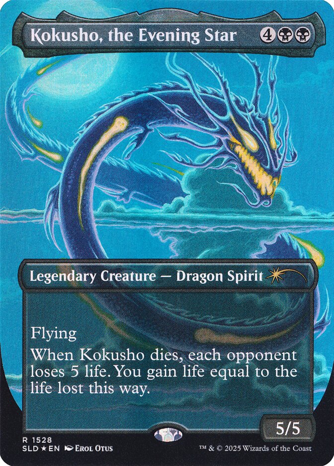 Kokusho, the Evening Star SLD-1528 Secret Lair Drop Magic card