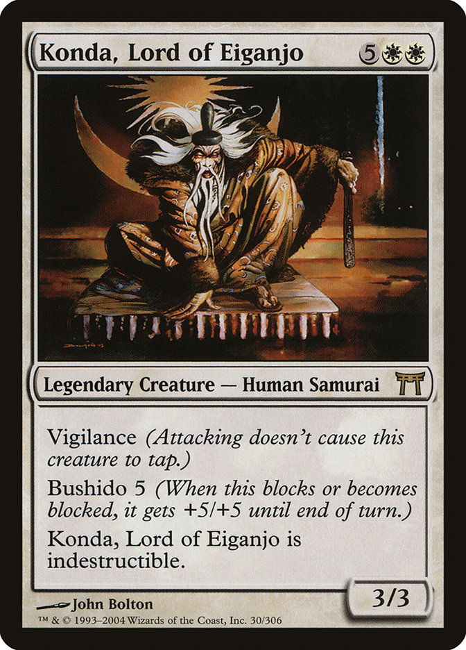 Konda, Lord of Eiganjo CHK-30 Champions of Kamigawa Magic card