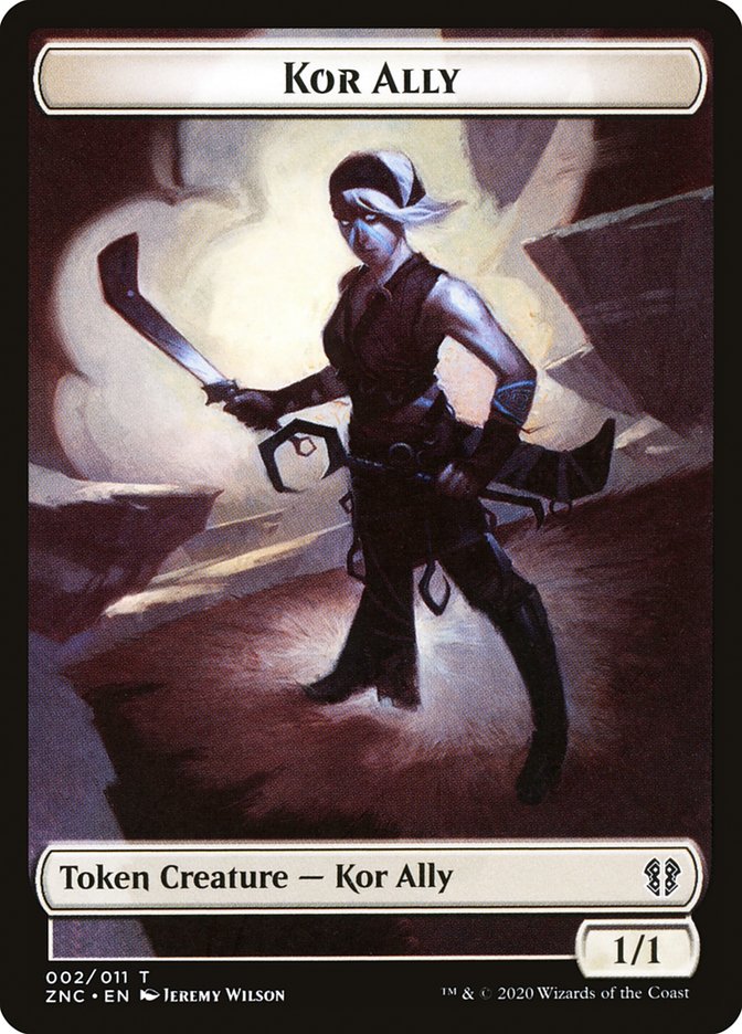 Kor Ally TZNC-2 Zendikar Rising Commander Tokens Magic card