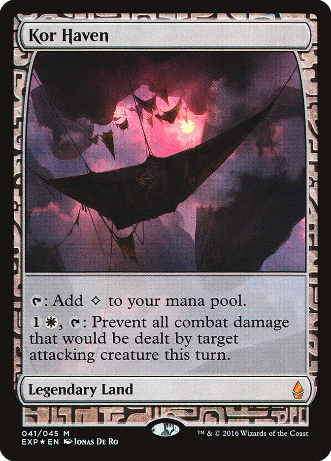 Kor Haven EXP-41 Zendikar Expeditions Magic card