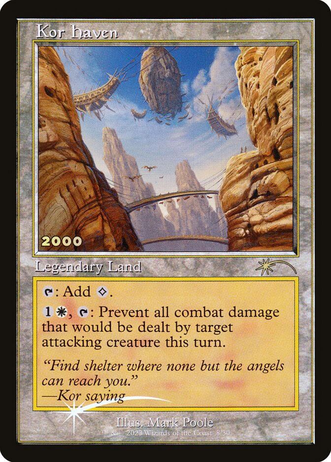 Kor Haven P30A-8 30th Anniversary Play Promos Magic card