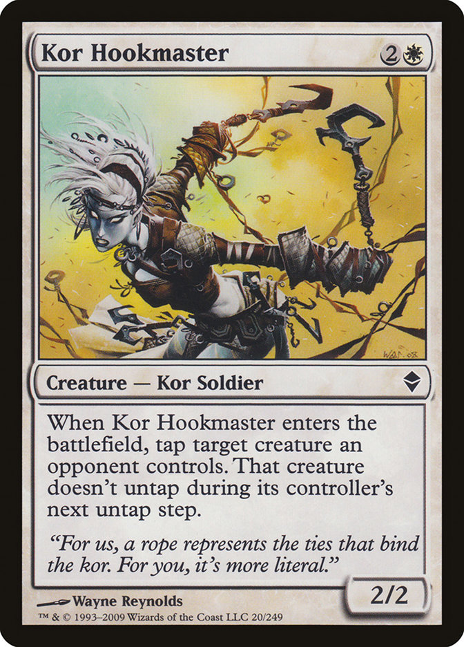 Kor Hookmaster ZEN-20 Zendikar Magic card