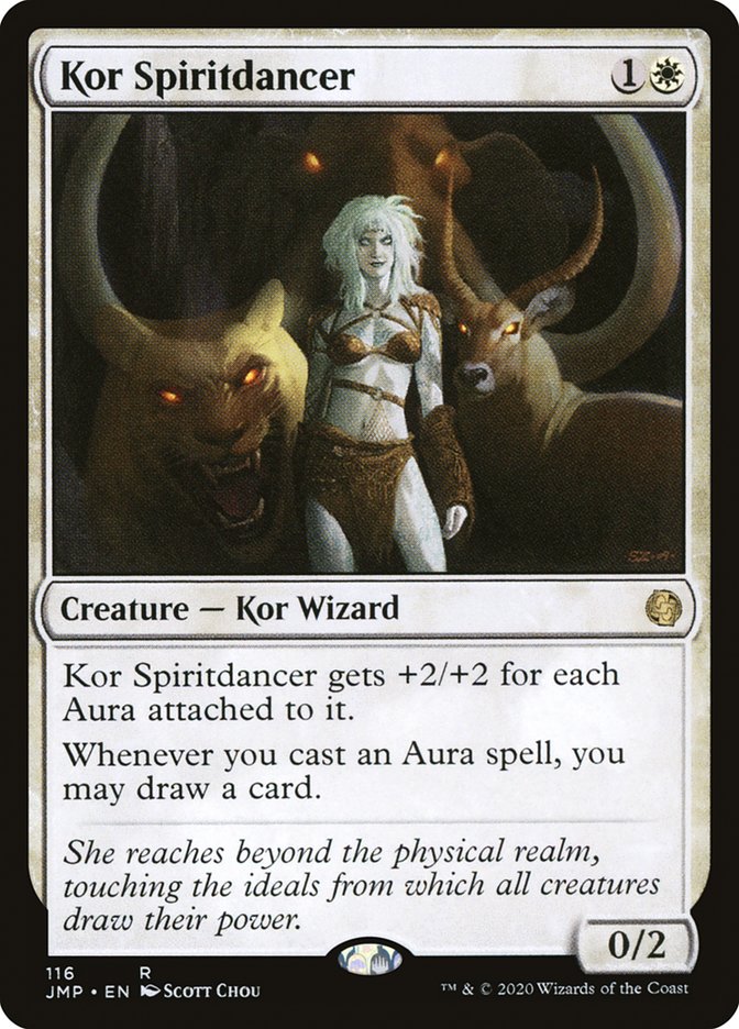 Kor Spiritdancer JMP-116 Jumpstart Magic card