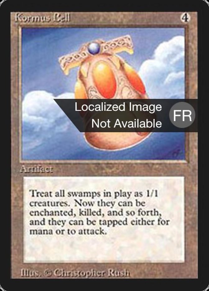 Kormus Bell FBB-260 Foreign Black Border Magic card