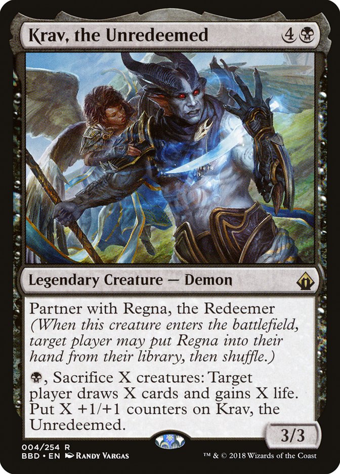 Krav, the Unredeemed BBD-4 Battlebond Magic card