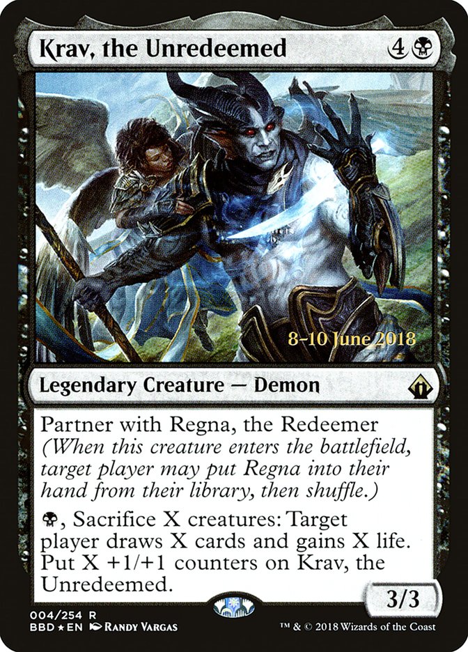 Krav, the Unredeemed PBBD-4S Battlebond Promos Magic card