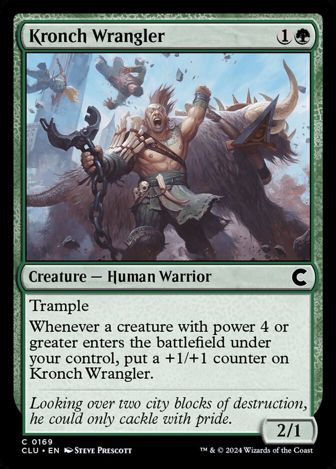 Kronch Wrangler CLU-169 Ravnica: Clue Edition Magic card