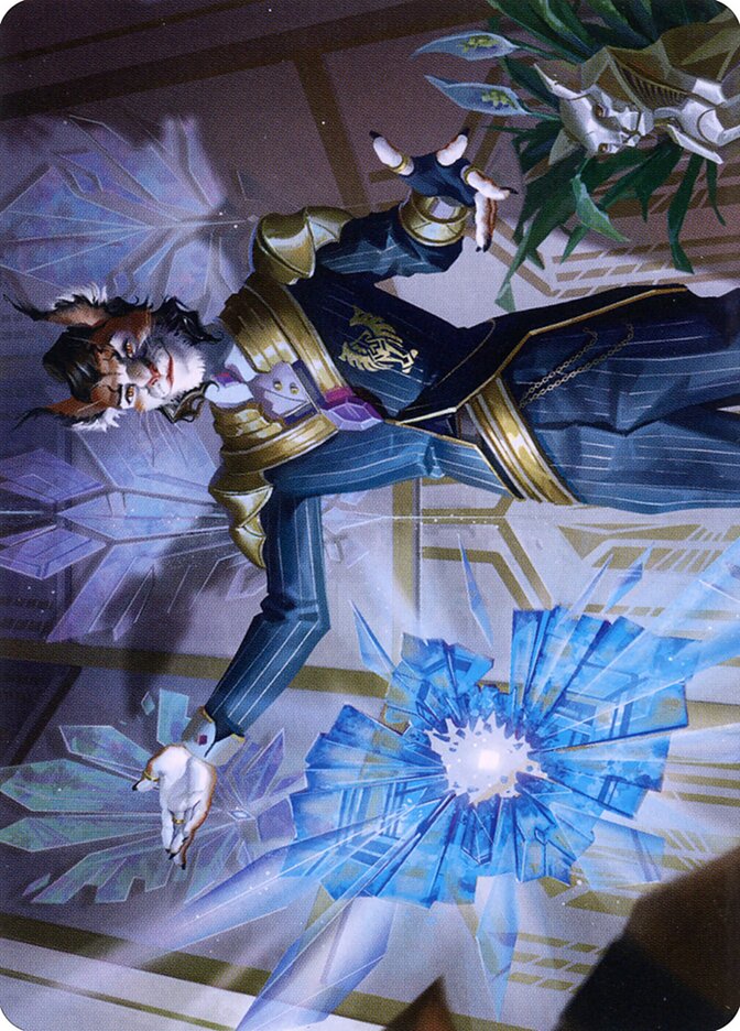 Kros, Defense Contractor // Kros, Defense Contractor ASNC-44 New Capenna Art Series Magic card