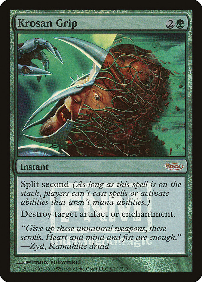 Krosan Grip F10-8 Friday Night Magic 2010 Magic card
