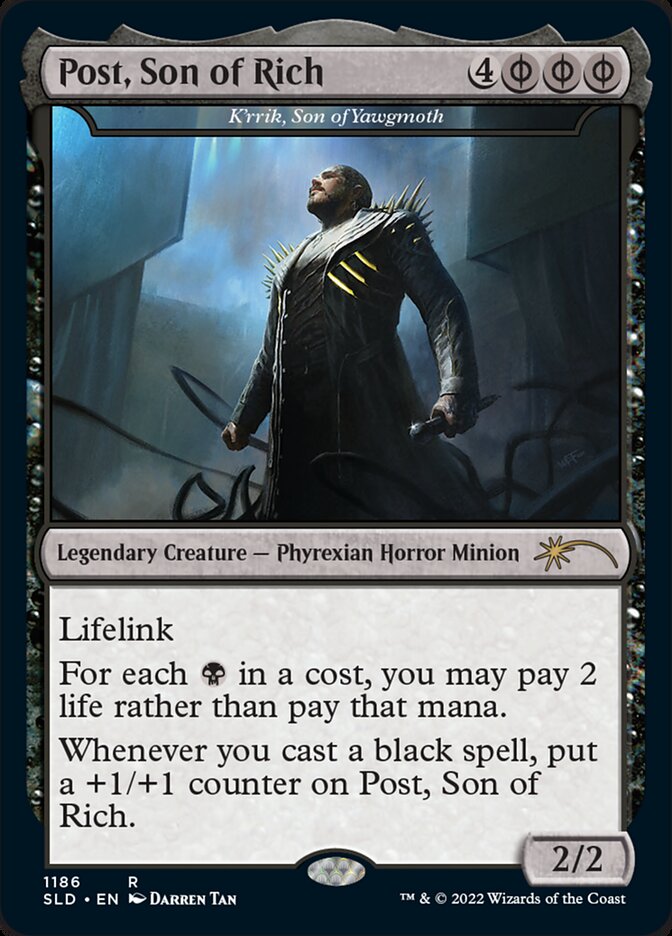 K'rrik, Son of Yawgmoth SLD-1186 Secret Lair Drop Magic card