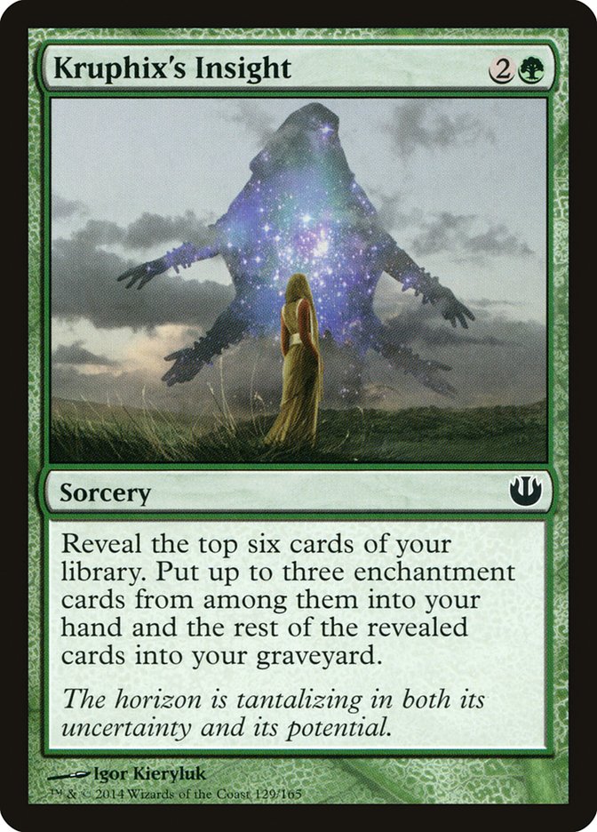 Kruphix's Insight JOU-129 Journey into Nyx Magic card