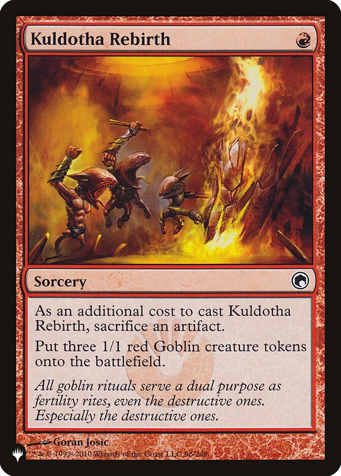 Kuldotha Rebirth PLST-SOM-96 The List Magic card