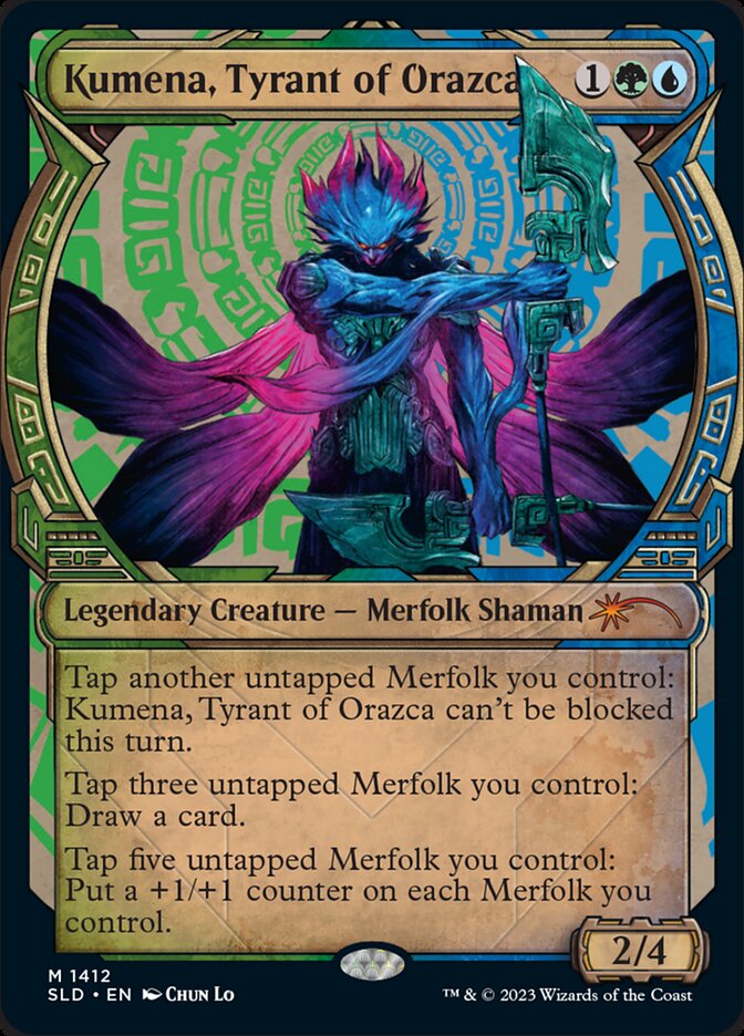 Kumena, Tyrant of Orazca SLD-1412 Secret Lair Drop Magic card