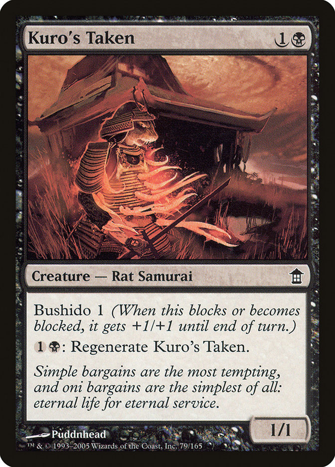 Kuro's Taken SOK-79 Saviors of Kamigawa Magic card