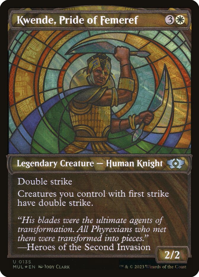 Kwende, Pride of Femeref MUL-135 Multiverse Legends Magic card