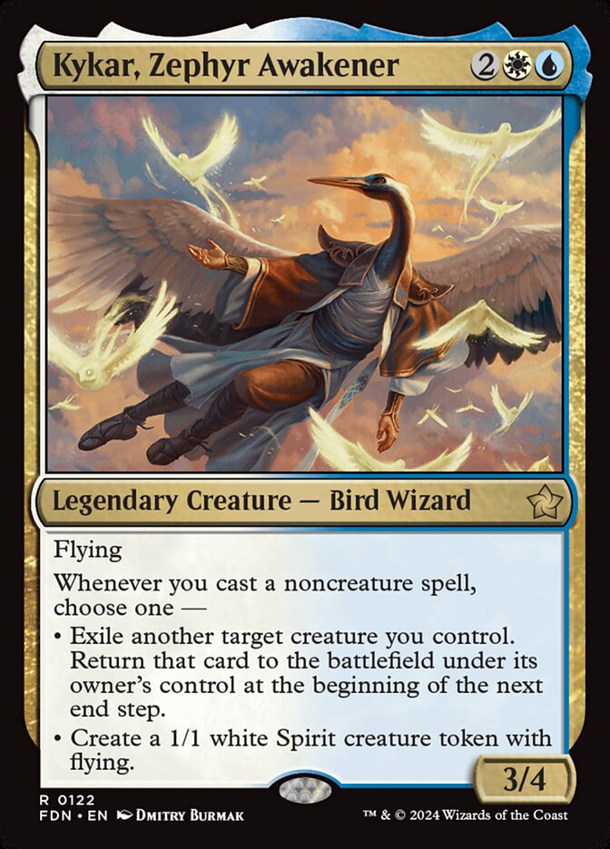 Kykar, Zephyr Awakener FDN-122 Foundations Magic card