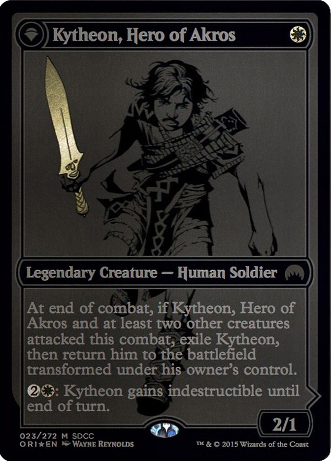 Kytheon, Hero of Akros // Gideon, Battle-Forged PS15-23 San Diego Comic-Con 2015 Magic card