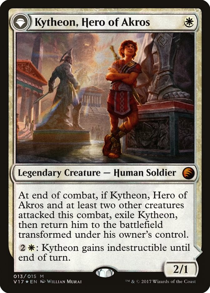 Kytheon, Hero of Akros // Gideon, Battle-Forged V17-13 From the Vault: Transform Magic card