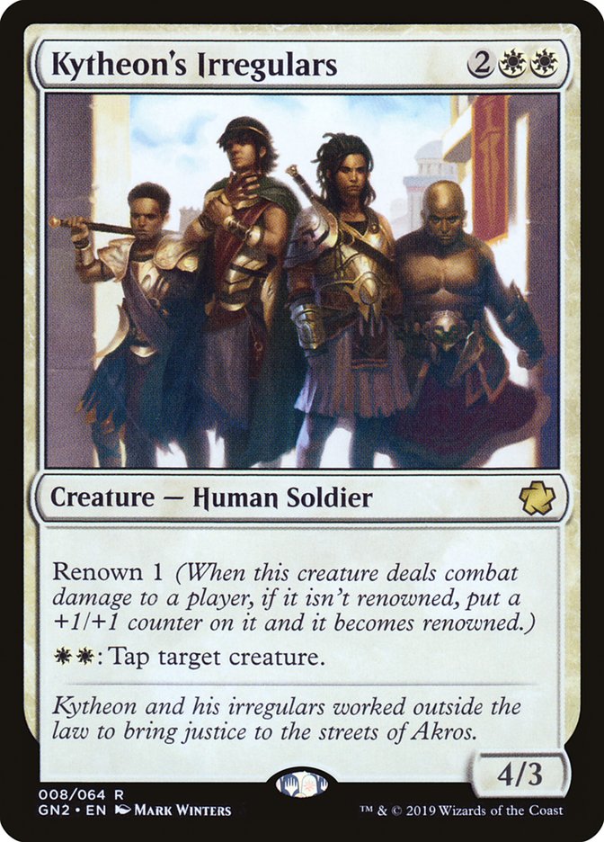 Kytheon's Irregulars GN2-8 Game Night 2019 Magic card