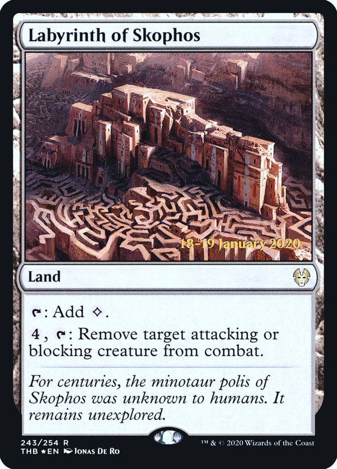 Labyrinth of Skophos PTHB-243S Theros Beyond Death Promos Magic card
