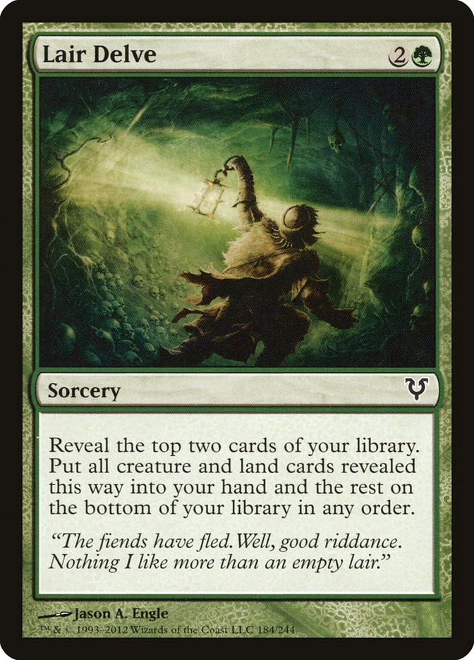 Lair Delve AVR-184 Avacyn Restored Magic card