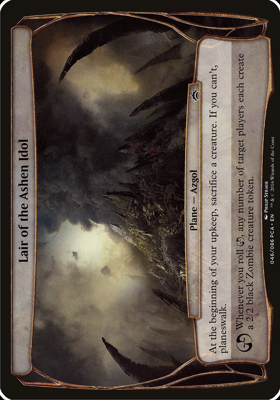 Lair of the Ashen Idol OPCA-46 Planechase Anthology Planes Magic card