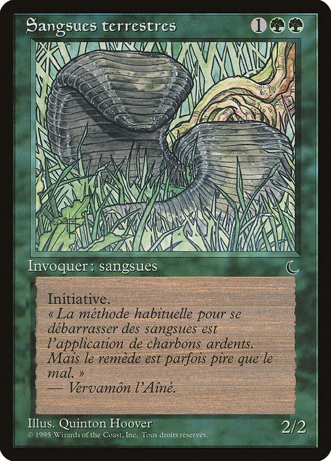 Land Leeches REN-147 Renaissance Magic card