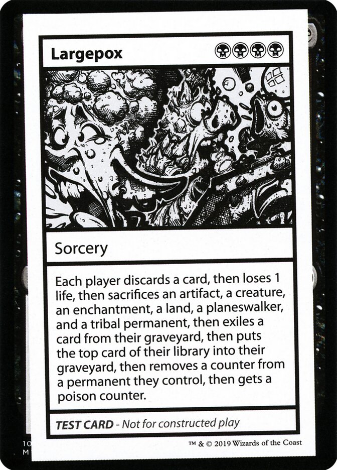 Largepox CMB2-44 Mystery Booster Playtest Cards 2021 Magic card