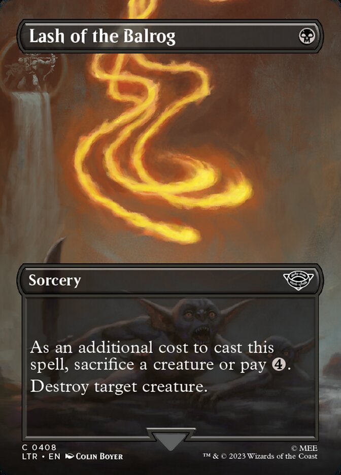 Lash of the Balrog LTR-408 The Lord of the Rings: Tales of Middle-earth Magic card