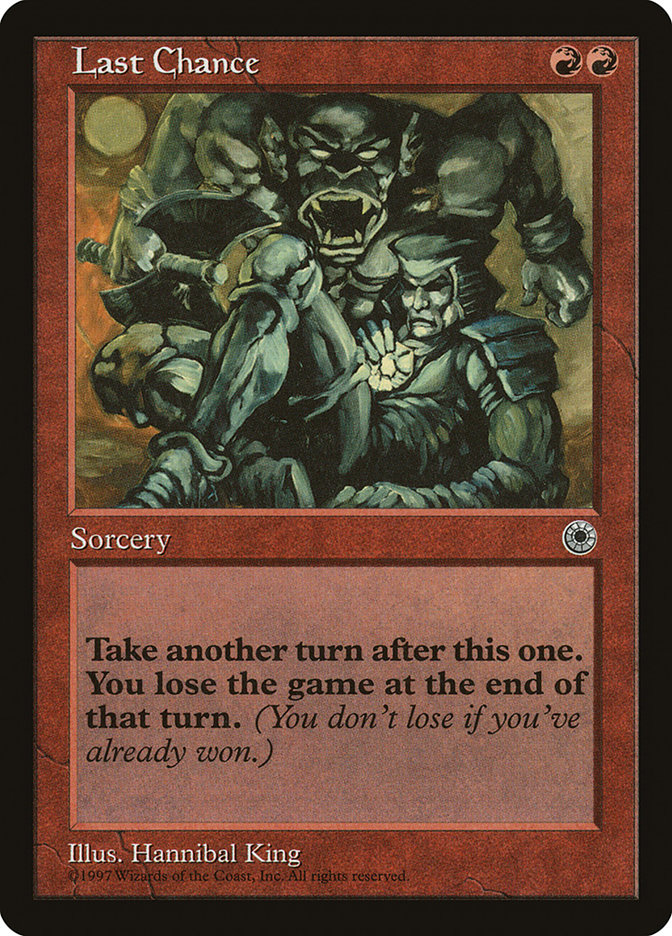 Last Chance POR-136 Portal Magic card