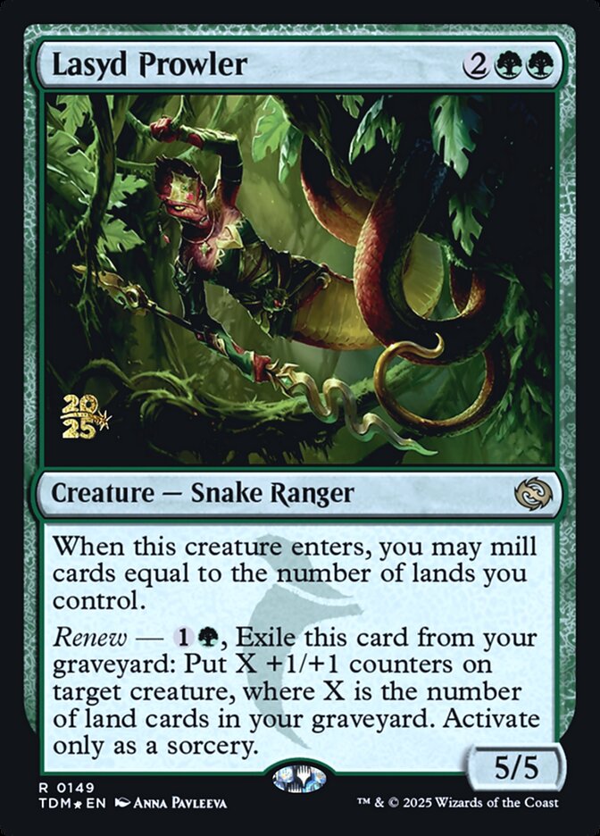 Lasyd Prowler PTDM-149S Tarkir: Dragonstorm Promos Magic card