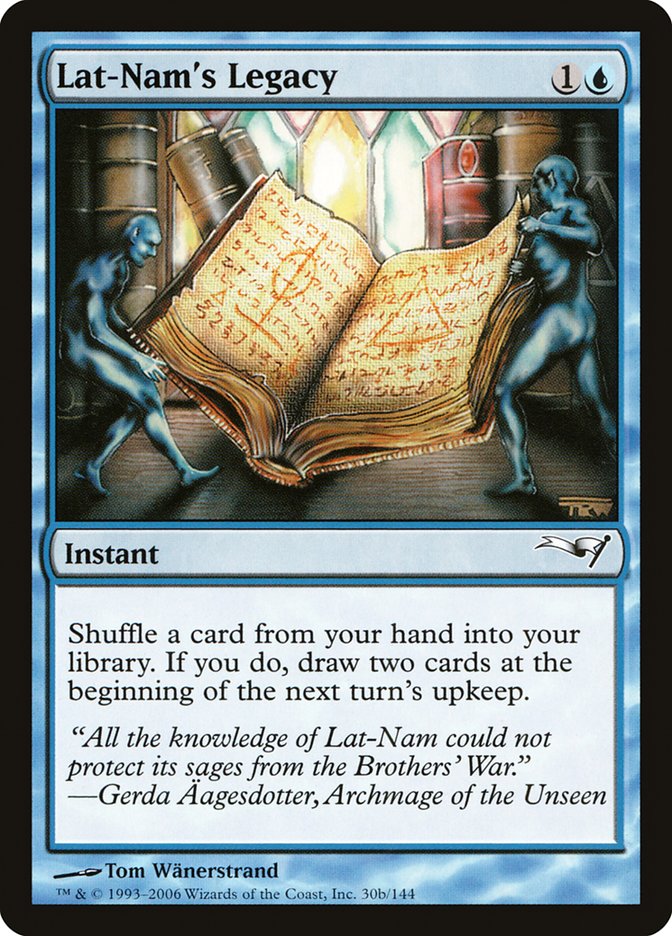 Lat-Nam's Legacy CST-30B Coldsnap Theme Decks Magic card