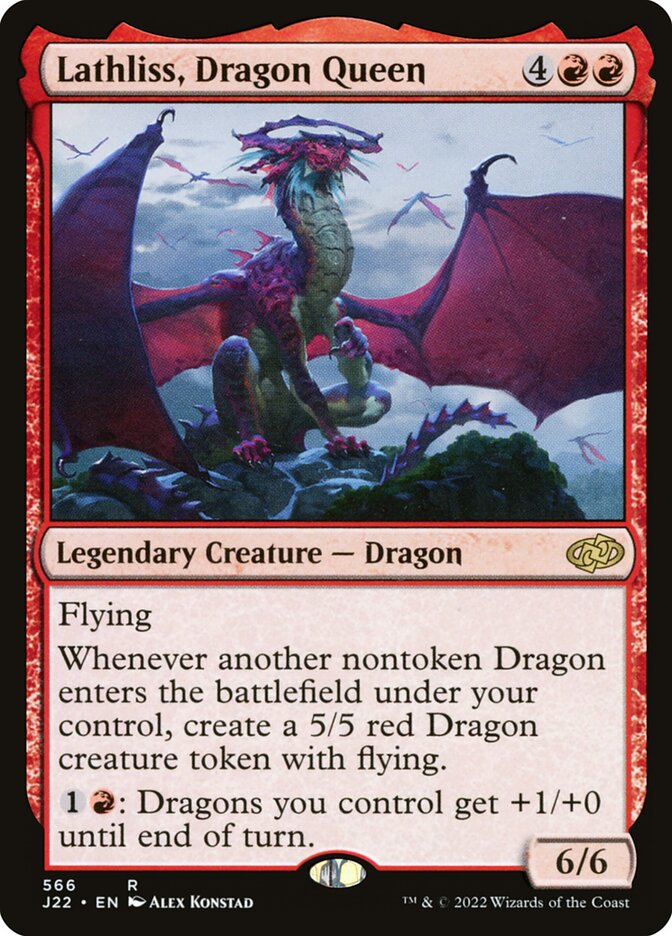 Lathliss, Dragon Queen J22-566 Jumpstart 2022 Magic card