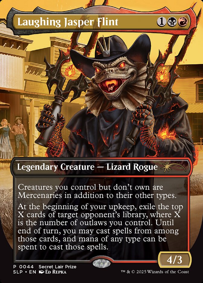 Laughing Jasper Flint SLP-44 Secret Lair Showdown Magic card